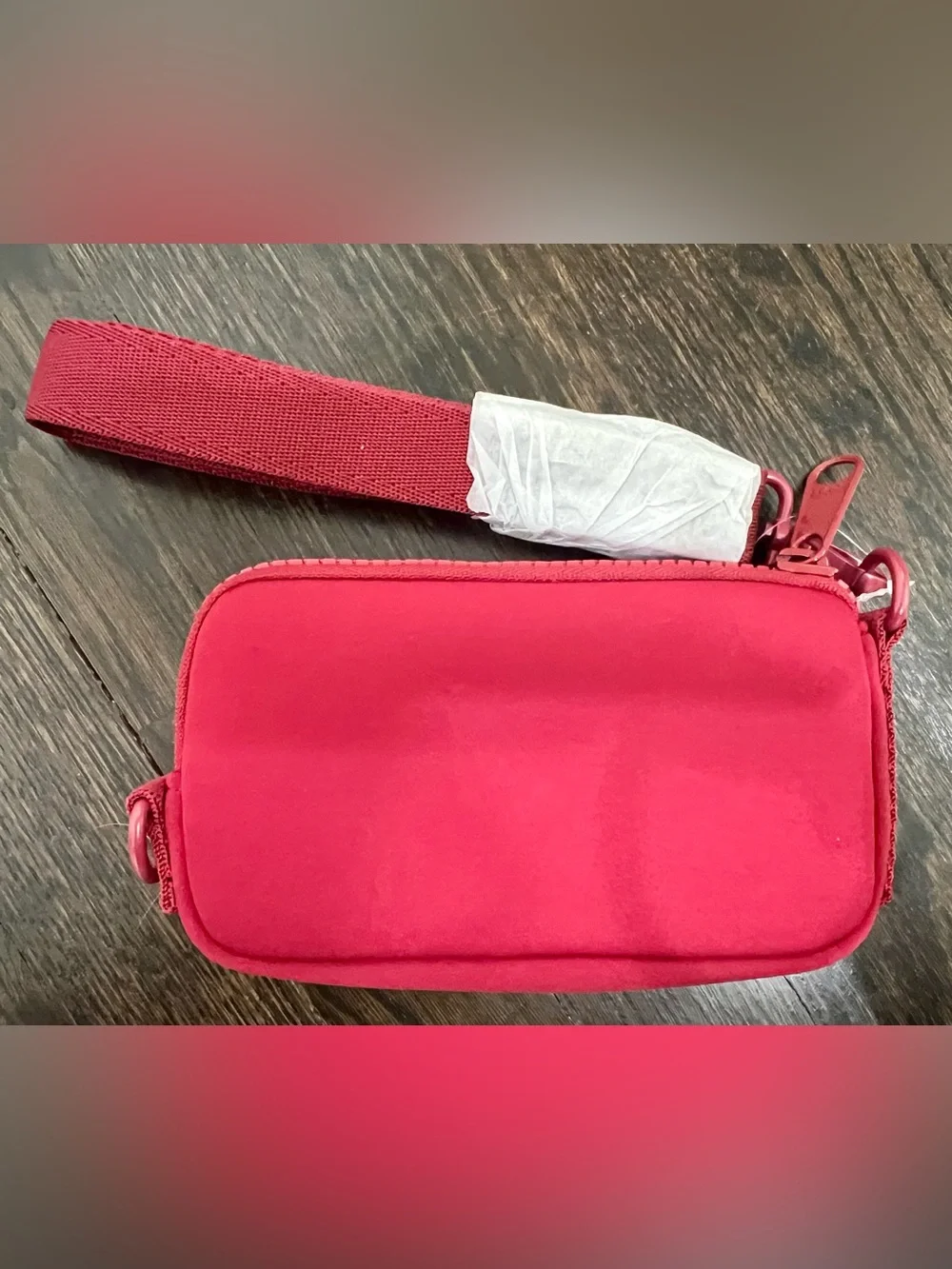 Sephora x Dagne Dover Neoprene Crossbody Belt Bag Cosmetic Case NWT